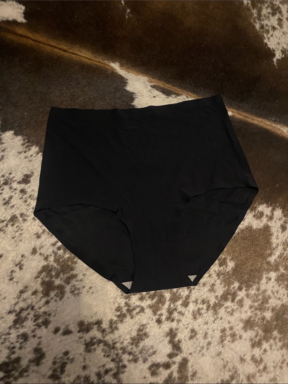High-Waist Seamless Black Women's Panty